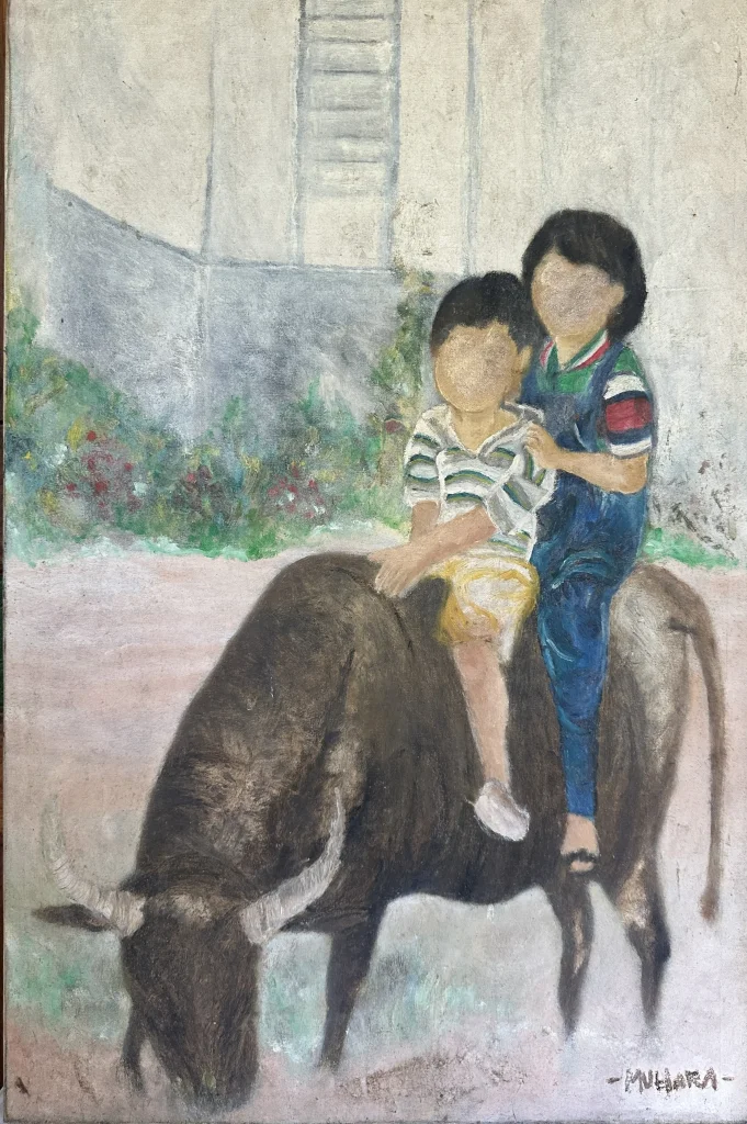 Siblings Cow Ride – Vania Mutiara