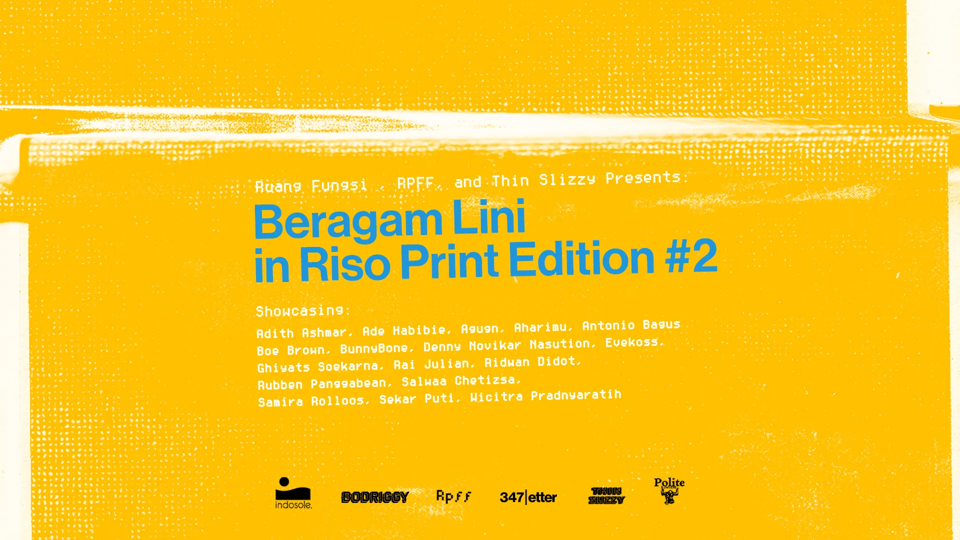 Beragam Lini in Riso Print Edition #2